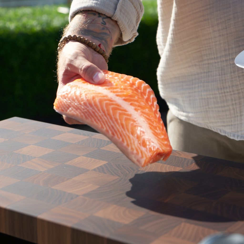 American Walnut Cutting Board With Tray Large 24"x14"
