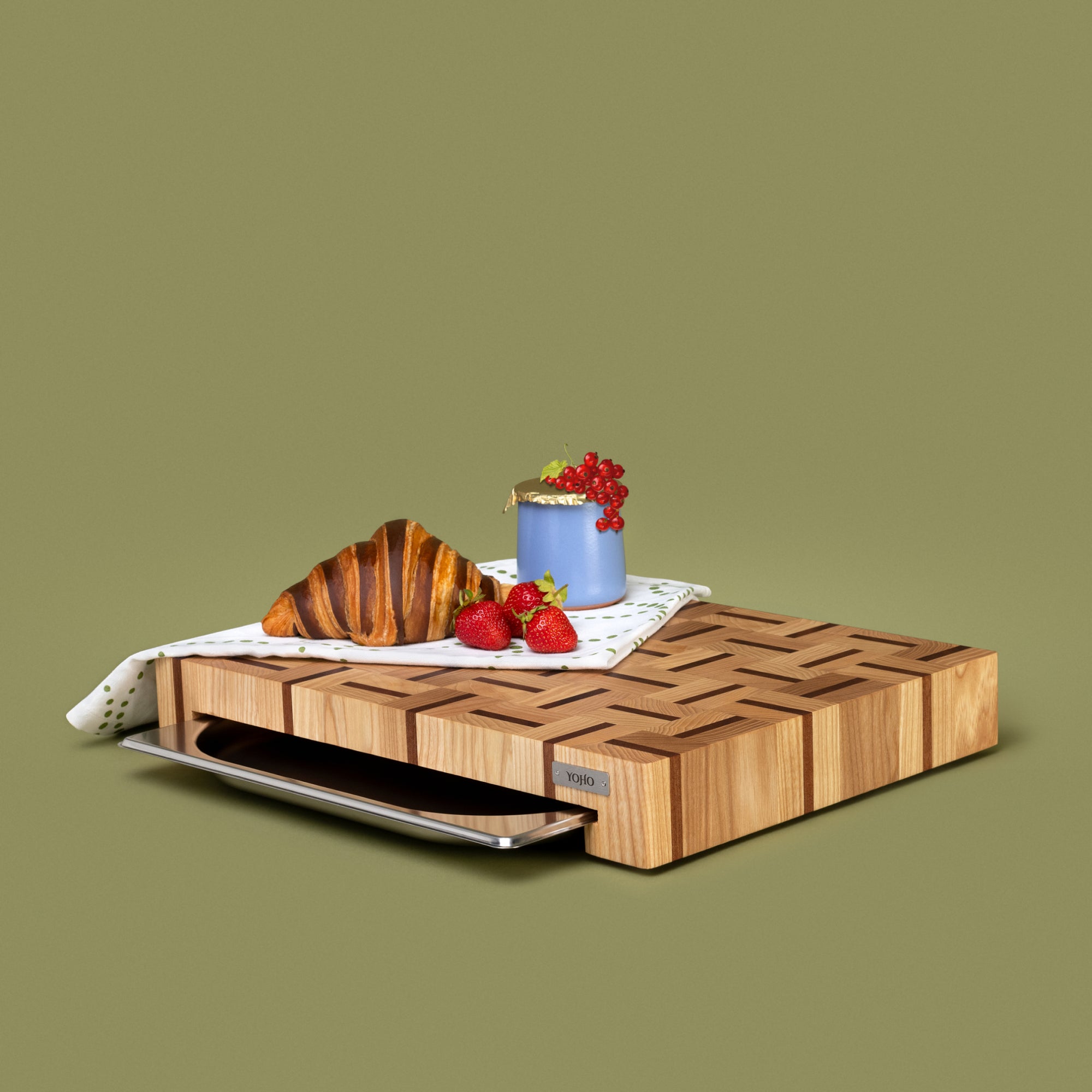 YOHO Cutting Board With Tray