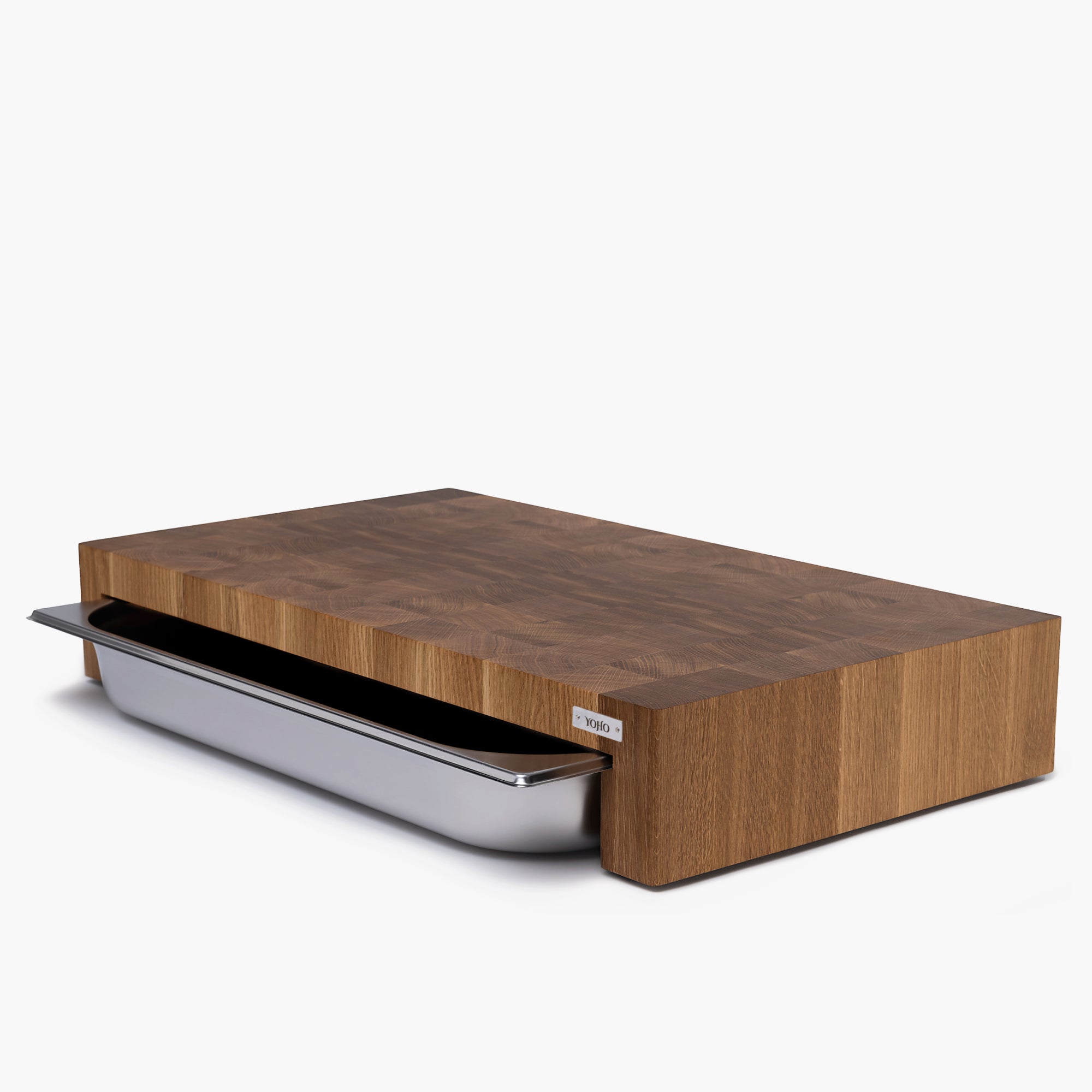 Oak Cutting Board With Tray Large 24"x14"