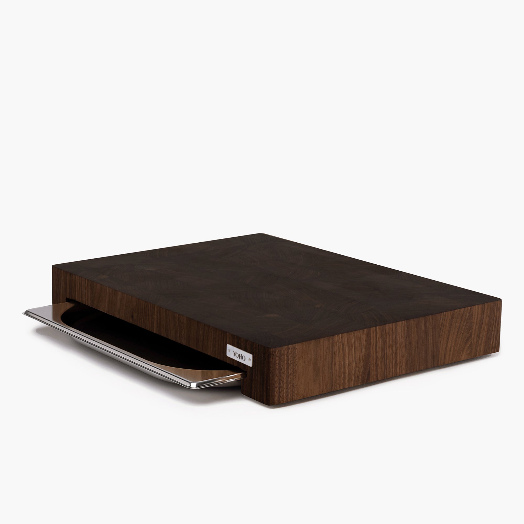 American Walnut Cutting Board With Tray Small 12"x16"