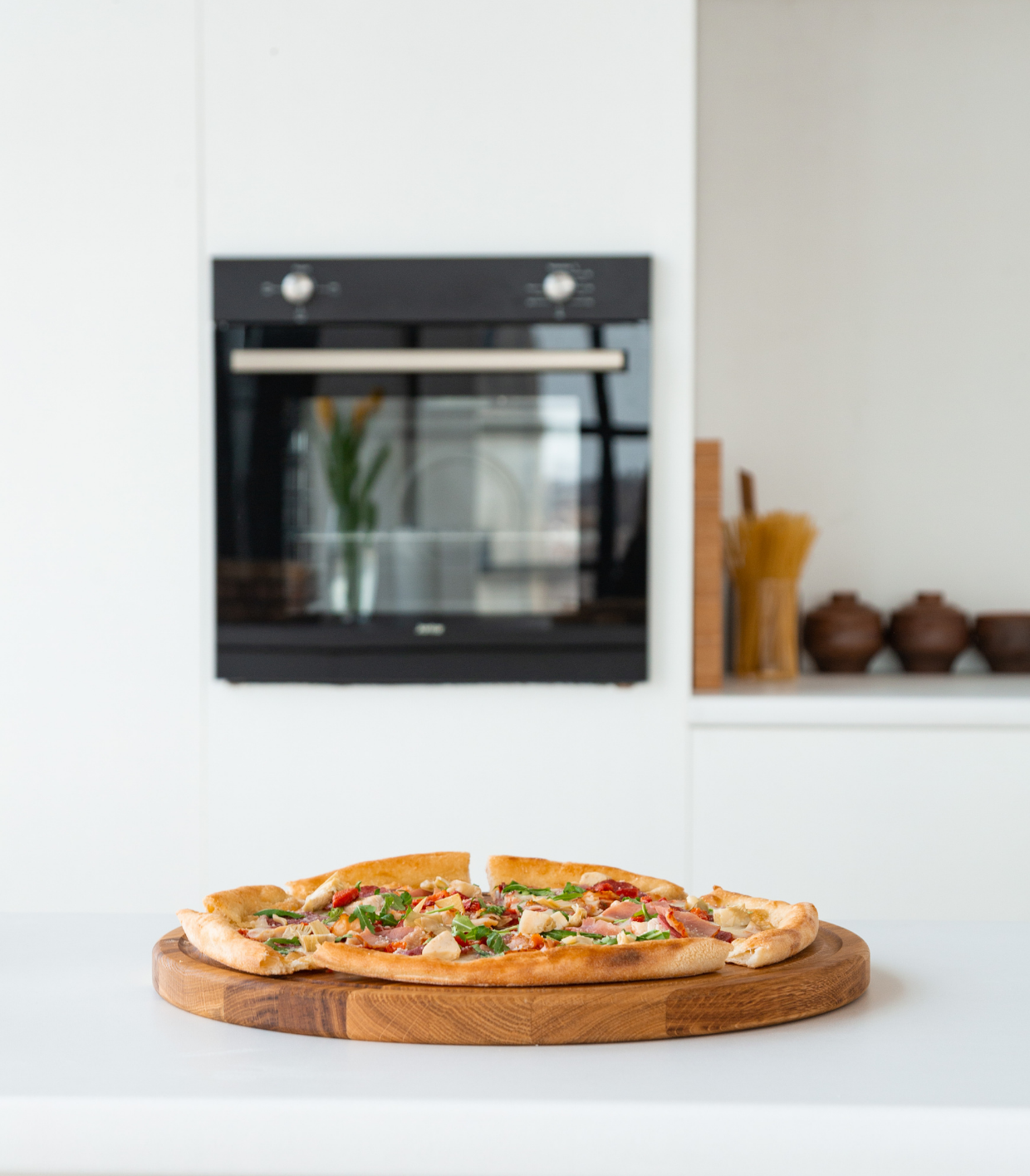 Cutting Board & Serve Platter for Pizza