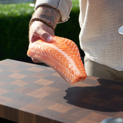 American Walnut Cutting Board With Tray Large 24&quot;x14&quot;