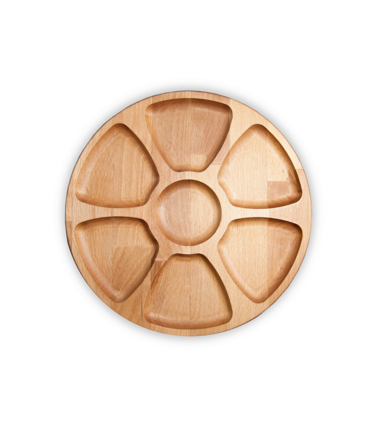 Ash Serving Platter Tray Flower