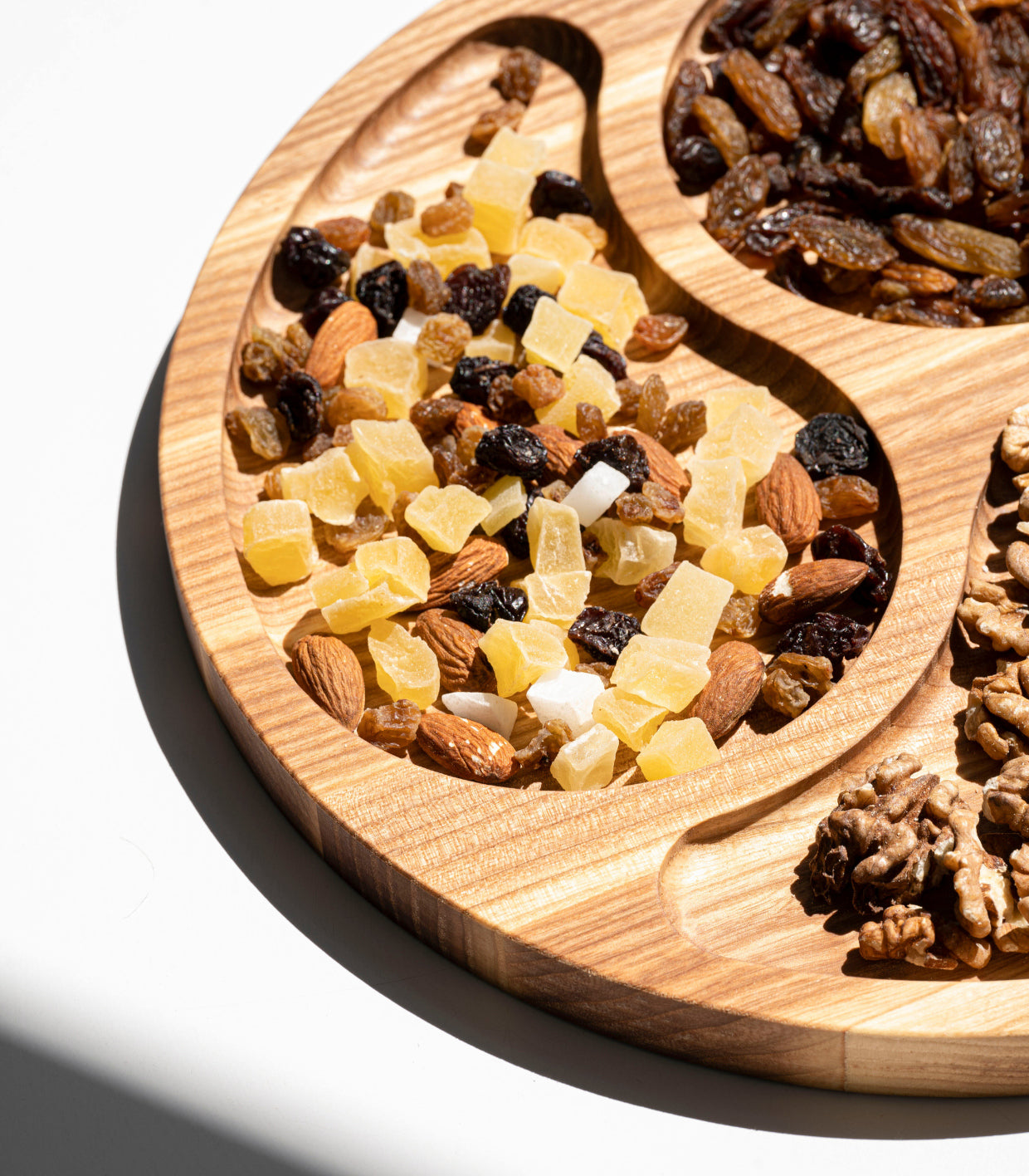 Wooden Food Puzzle and Serving Tray